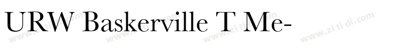 URW Baskerville T Me字体转换